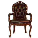 Кабинетное рабочее кресло DR030-A-Brown  купить в интернет магазине Мебель из массива. Звоните +7 495 961-63-63 Кресла деревянные из Индонезии