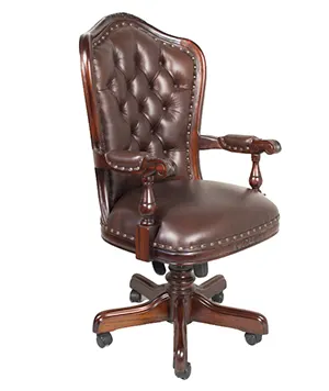 Кабинетное рабочее кресло MSM.51 BROWN 15303 BROWN купить в интернет магазине Мебель из массива. Звоните +7 495 961-63-63 Мебель Индонезии