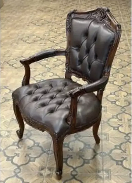 Кресло кожаное Brown Pic  