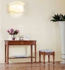 Пуф "Бурбон" Слоновая кость BJ837  купить в интернет магазине Мебель из массива. Звоните +7 495 961-63-63 Банкетки и пуфы для прихожей из массива дерева