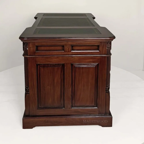 Письменный стол из массива дерева 140 MSMU.901 BROWN W010-B BROWN купить в интернет магазине Мебель из массива. Звоните +7 495 961-63-63 Мебель Индонезии
