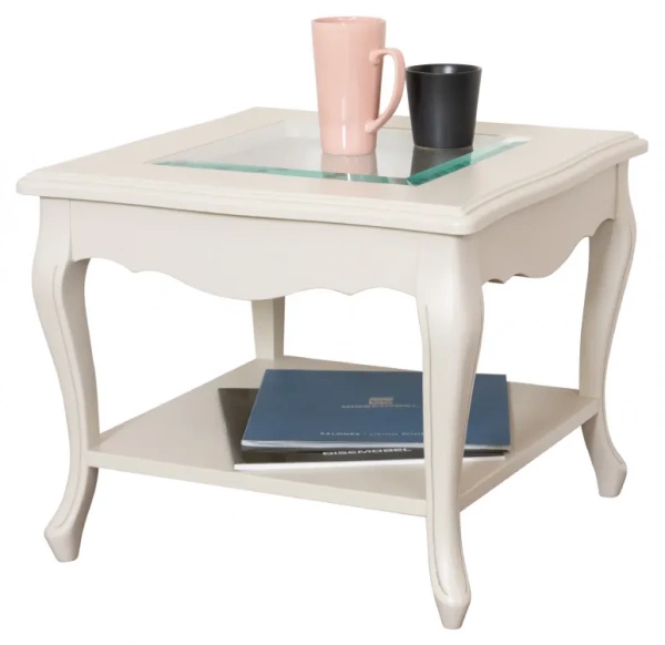 Журнальный стол со стеклянной столешницей Vainilla 53/С  купить в интернет магазине Мебель из массива. Звоните +7 495 961-63-63 Дизайнерская мебель
