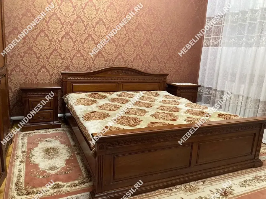 Кровать 160 "Венеция" Слоновая кость 762  купить в интернет магазине Мебель из массива. Звоните +7 495 961-63-63 Румынская мебель