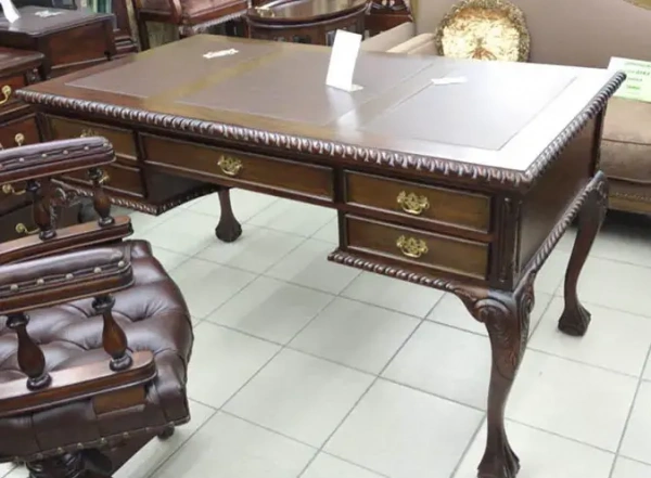 Письменный стол из массива дерева MSM.176 Brown SD07 BROWN купить в интернет магазине Мебель из массива. Звоните +7 495 961-63-63 Мебель Индонезии