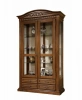 Витрина 2х дверная "Венеция" Слоновая кость 706  купить в интернет магазине Мебель из массива. Звоните +7 495 961-63-63 Витрины из массива дерева