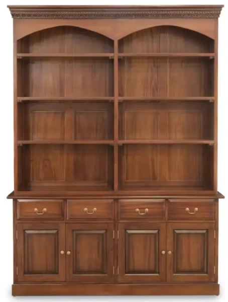 Книжный шкаф  CUST-BKCS-175W CUST-BKCS-175W купить в интернет магазине Мебель из массива. Звоните +7 495 961-63-63 Мебель Индонезии